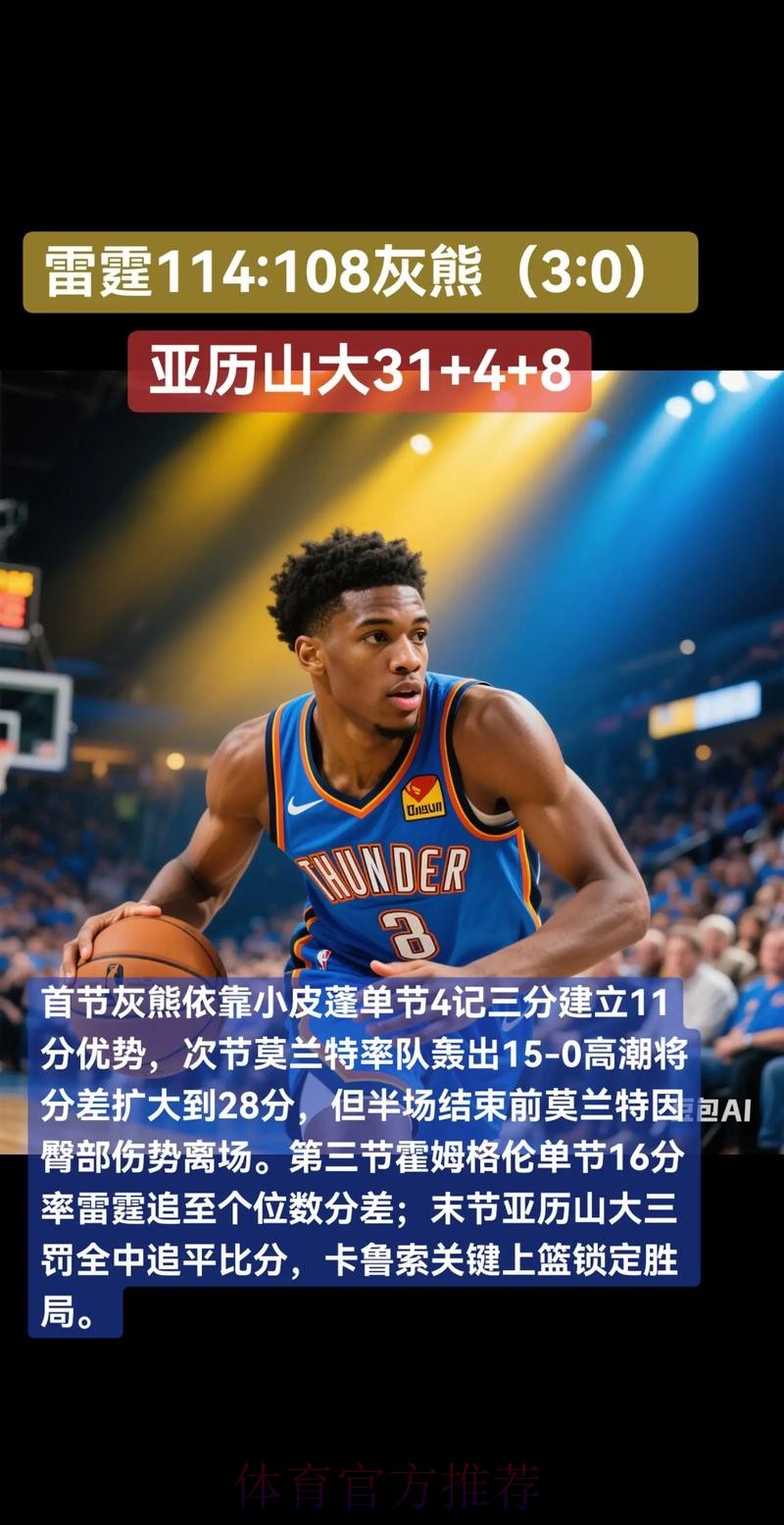 NBA最新排名解析：湖人力克灰熊跻身西部前三，雷霆连胜终结仍稳坐榜首